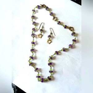 ✨ Rare Vintage Carlo Biagi .925 Sterling Italian Silver Necklace & Earring Set ✨
